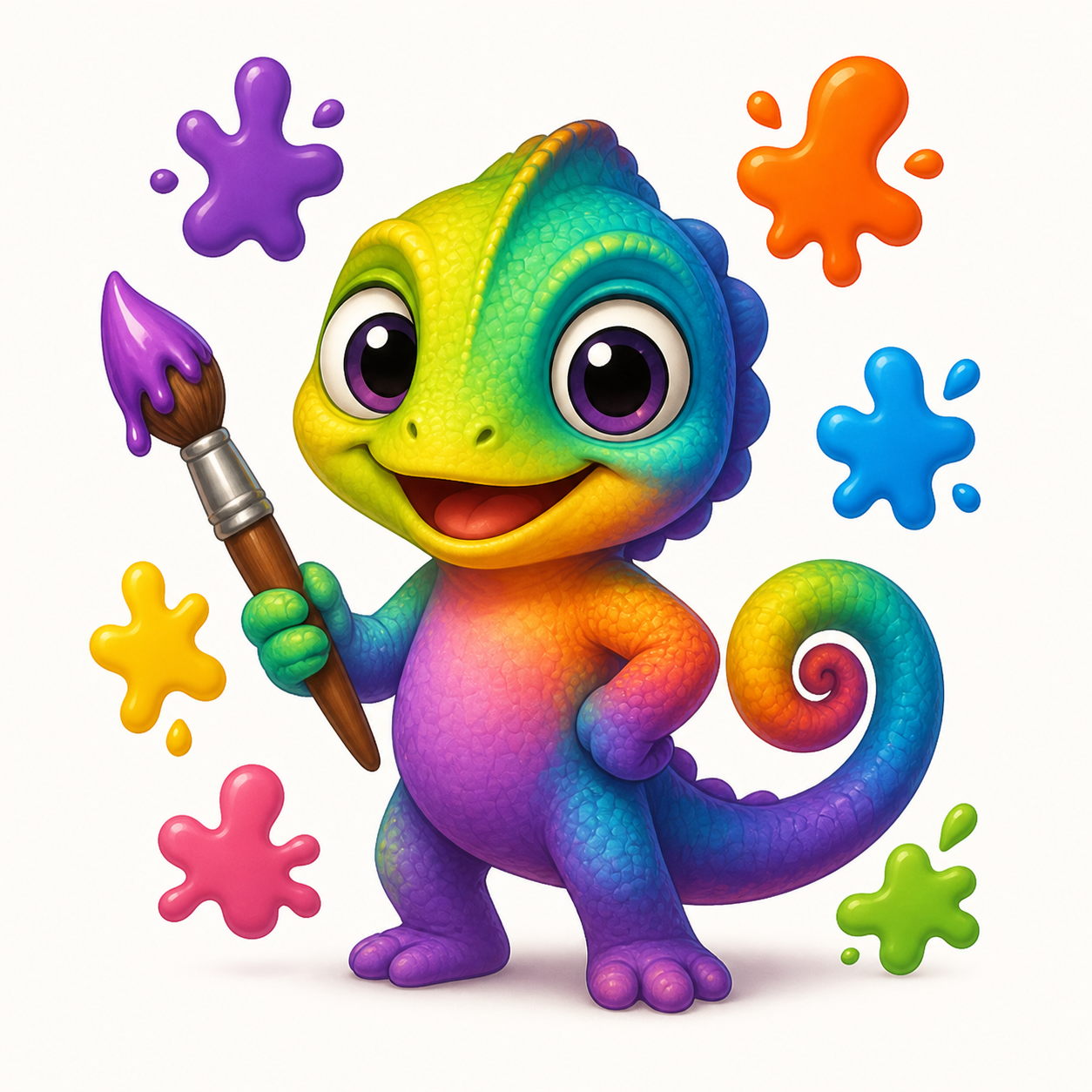 Mascote de Educação Visual