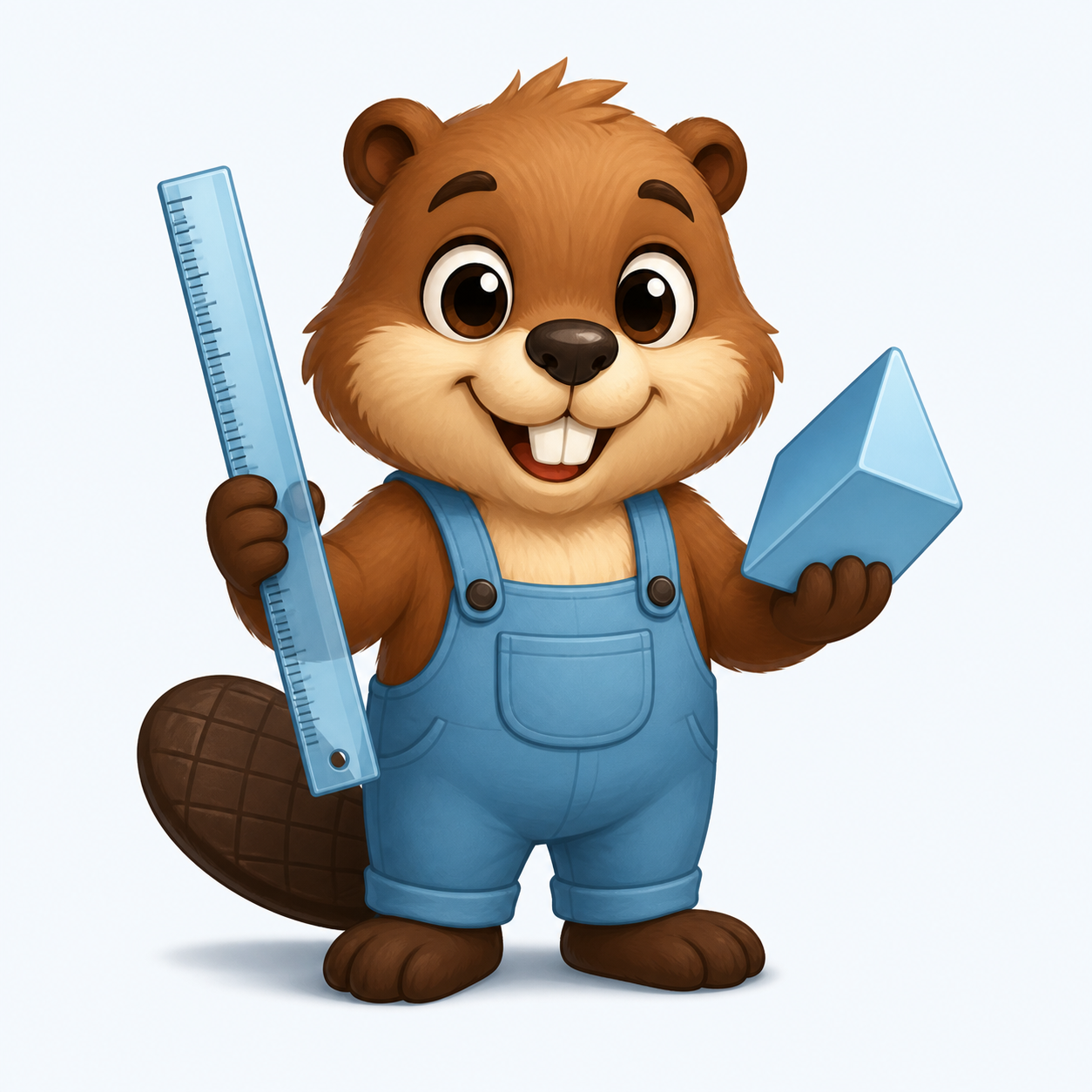 Mascote de Geometria Descritiva A: Castor